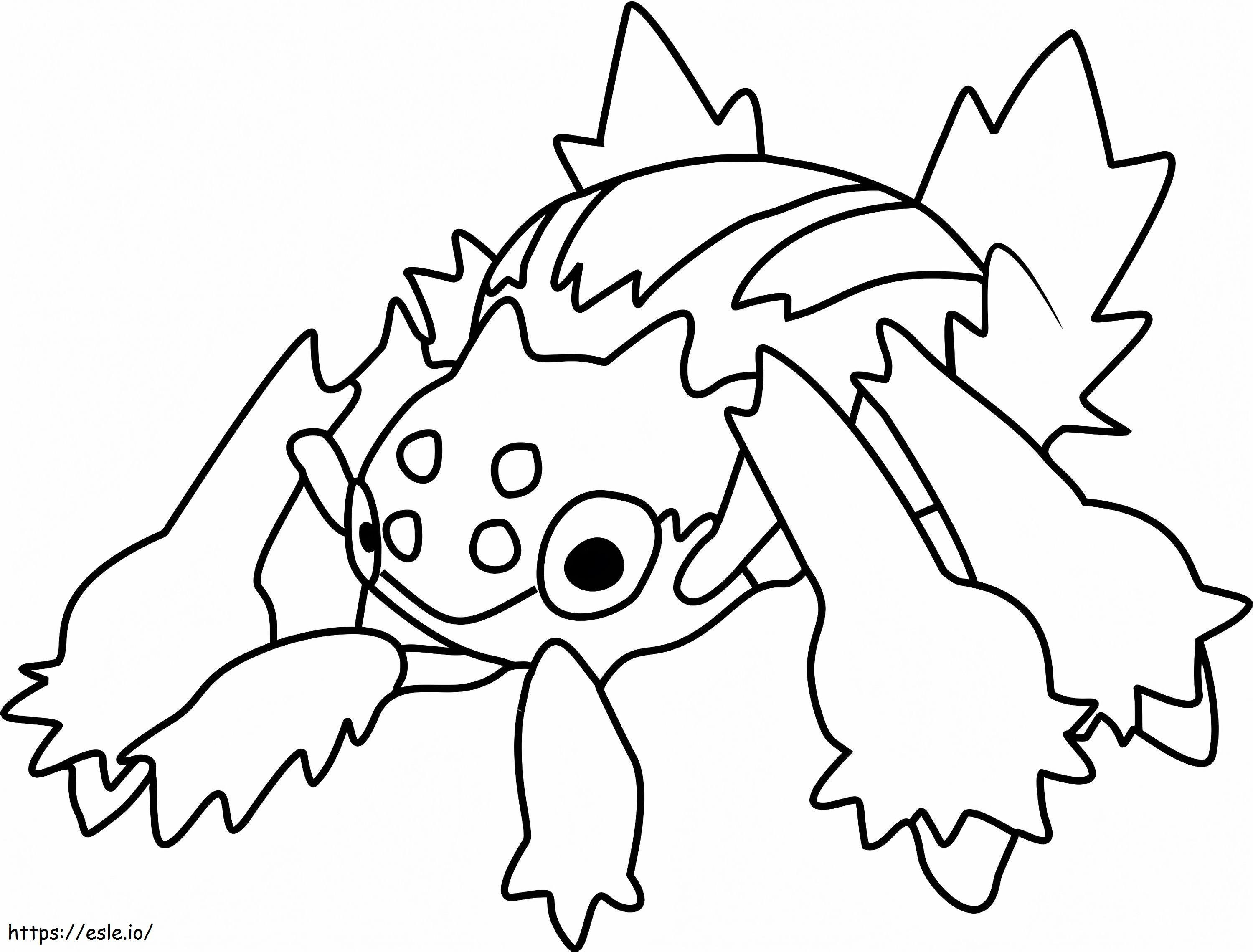 Coloriage Pokémon Galvantula Gen 5 à imprimer dessin