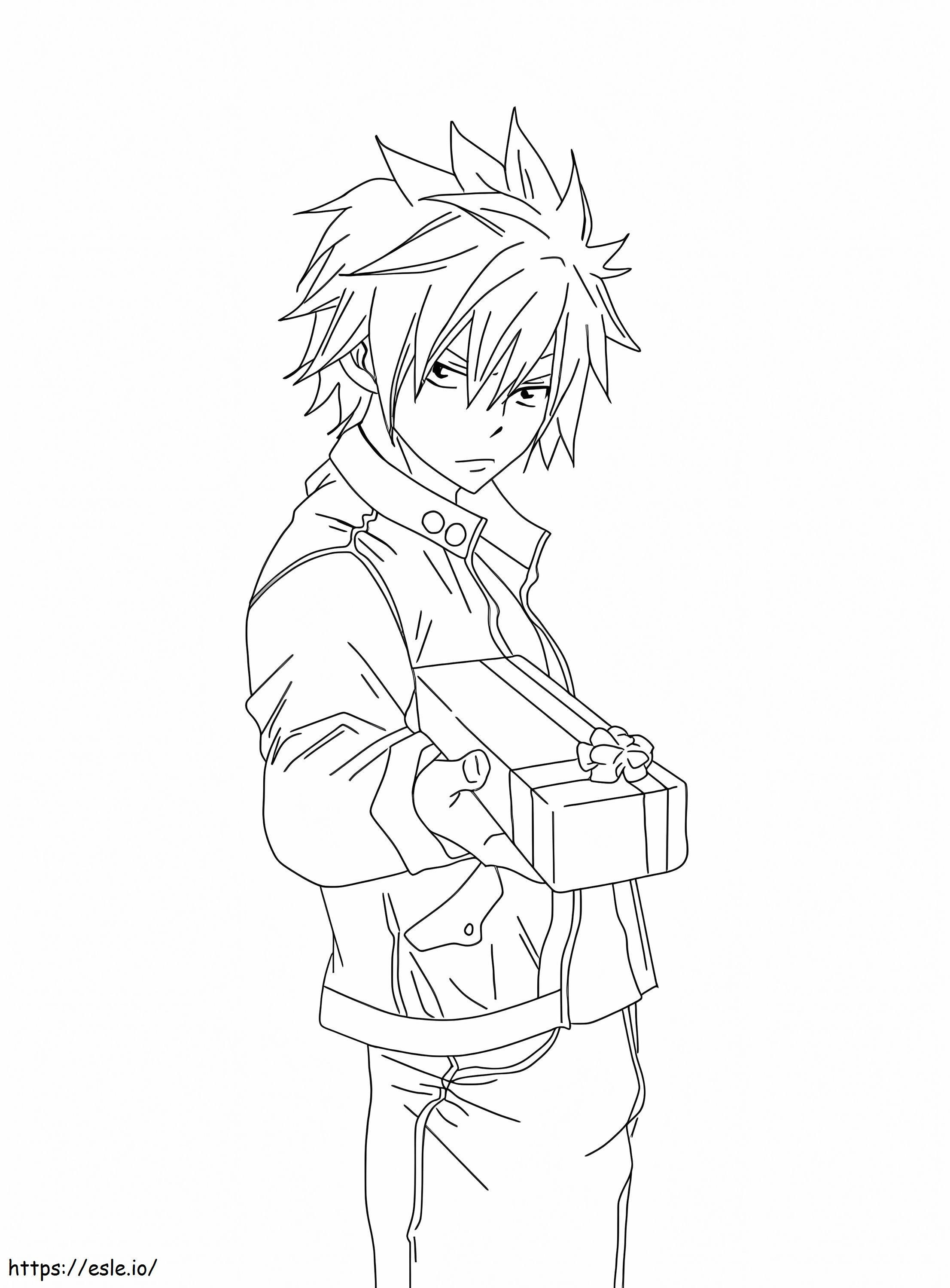 Grey Fullbuster De Fairy Tail 755X1024 coloring page