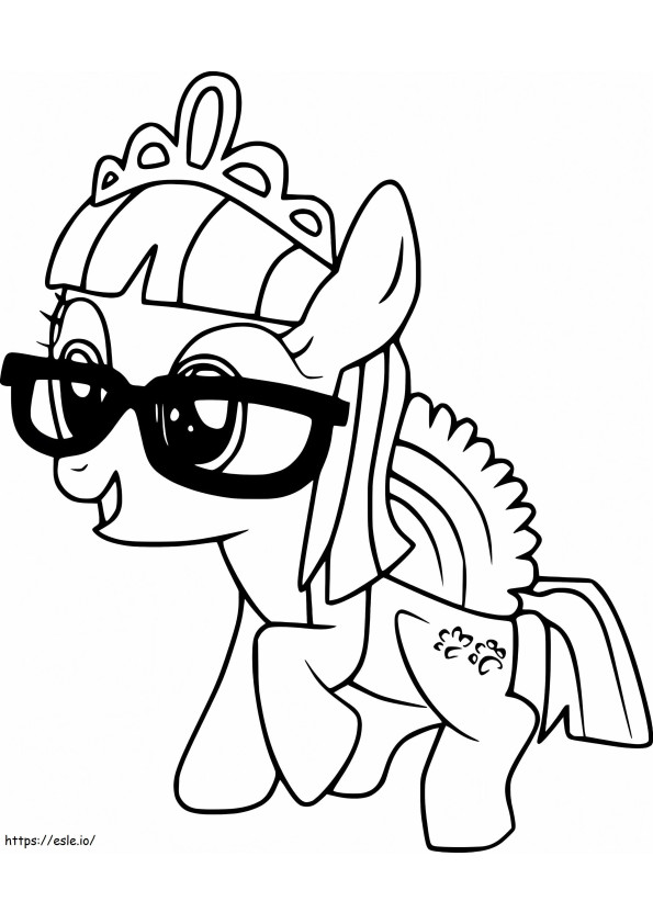 Vinyl Scratch From My Little Pony coloring page