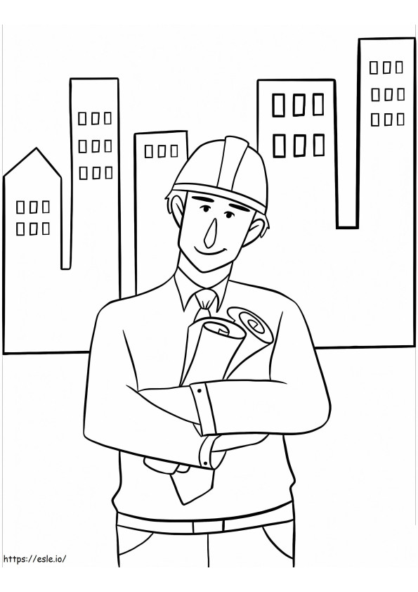 Engineer 9 coloring page