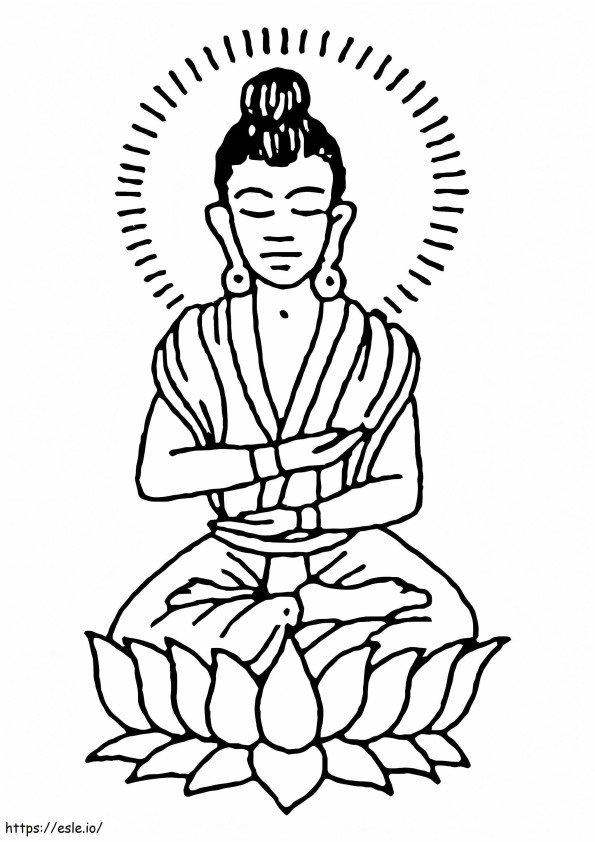 Buddha 9 ausmalbilder