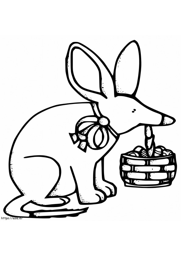 Easter Bilby coloring page