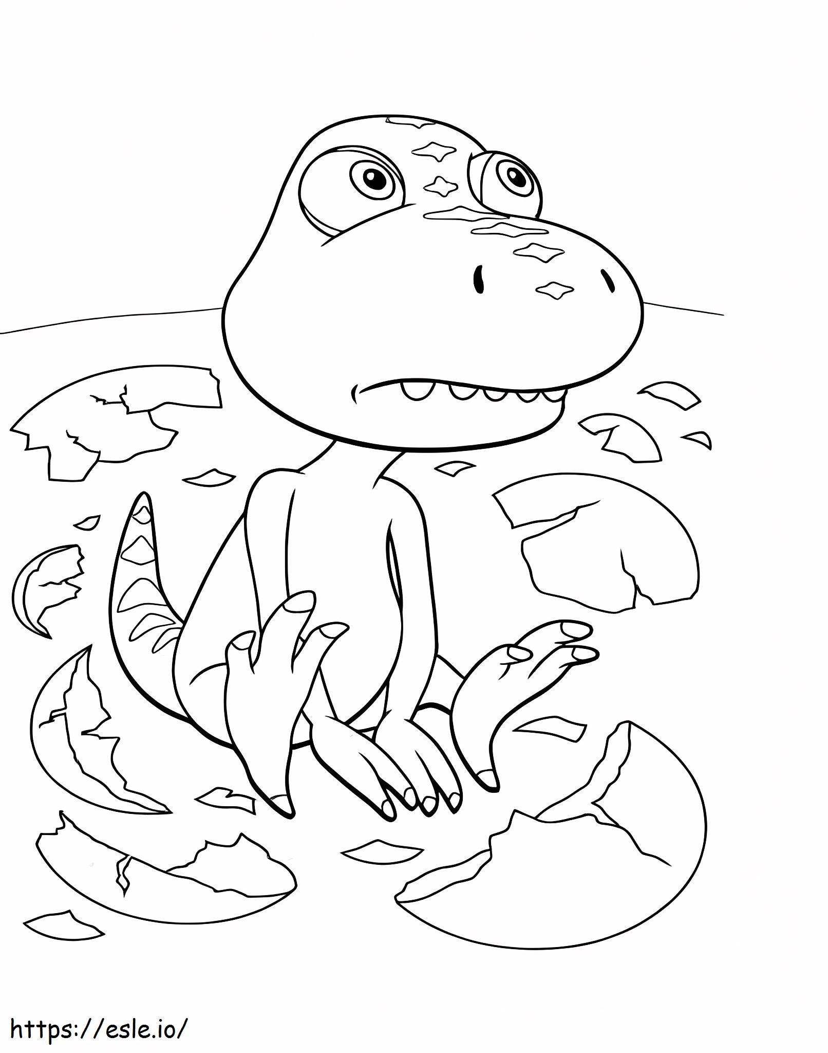 Baby Dinosaur coloring page