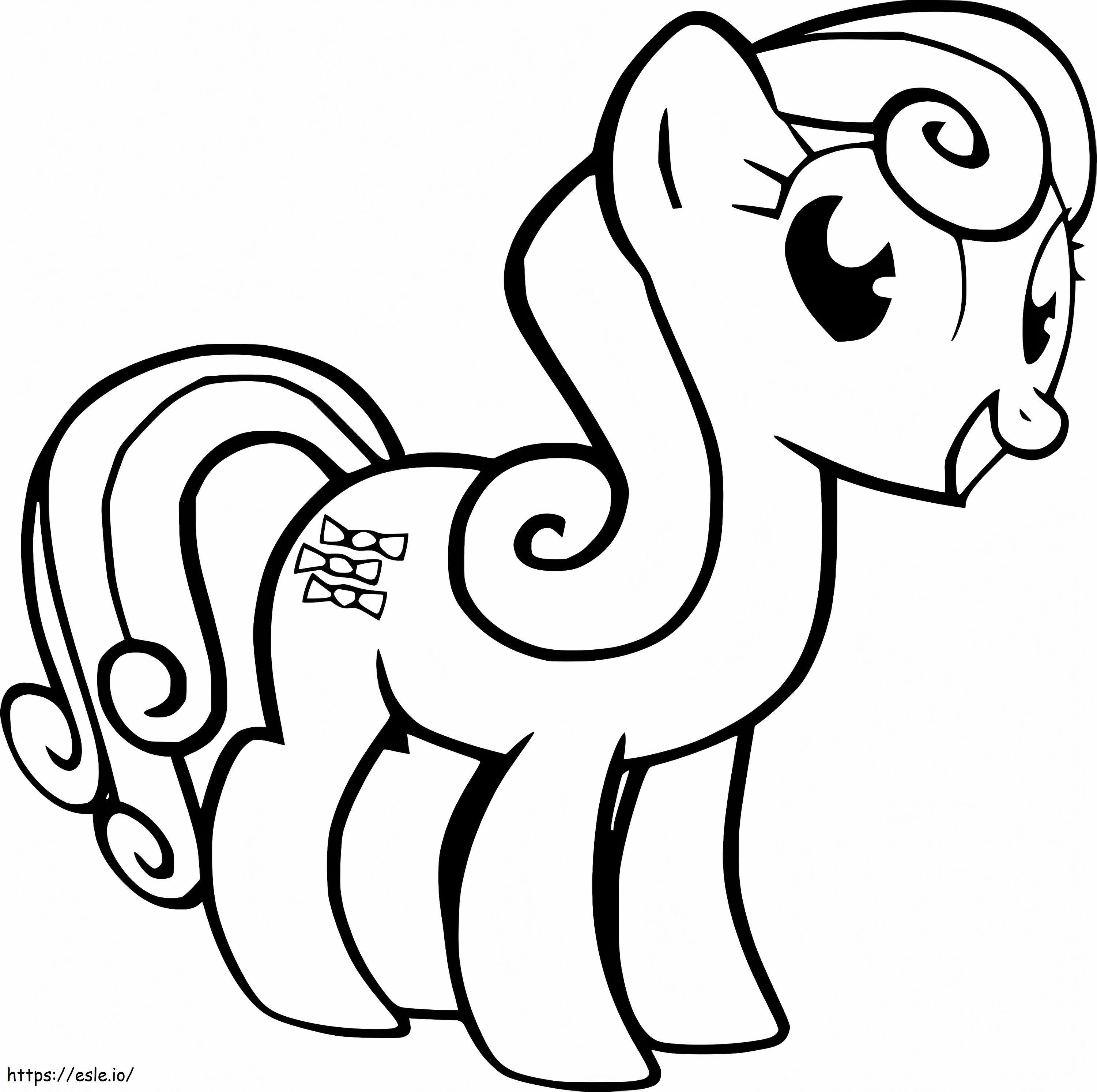 Sweetie Drops My Little Pony coloring page