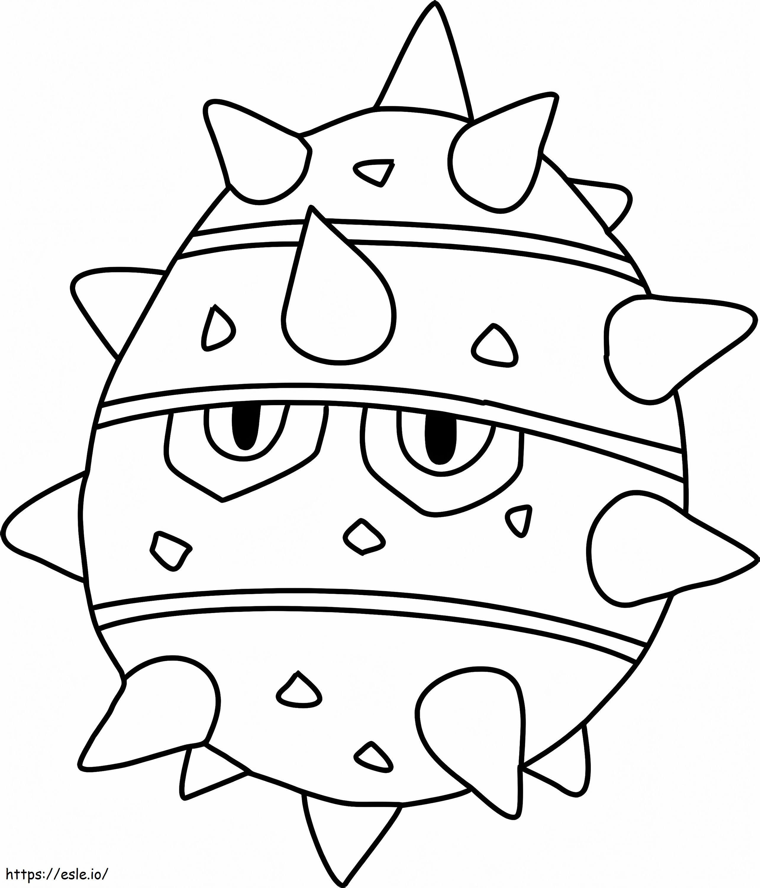 Coloriage Pokémon Ferrosé 1 gratuit à imprimer