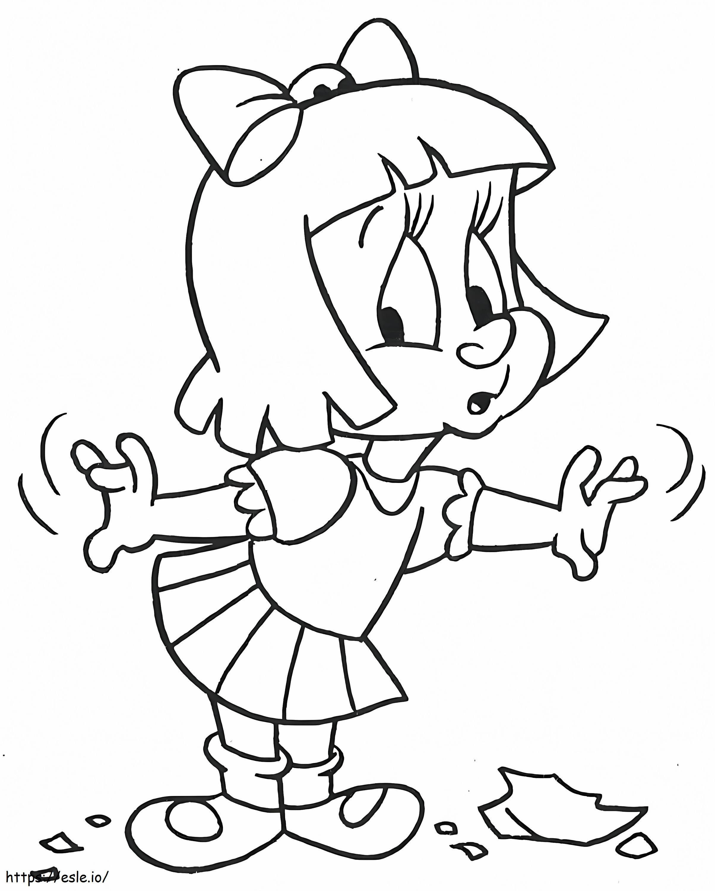Elmyra Duff, de Tiny Toon Adventures para colorir