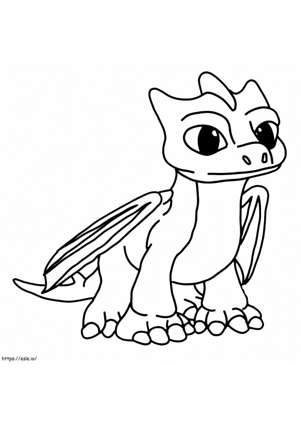 Winger From Dragons Rescue Riders coloring page