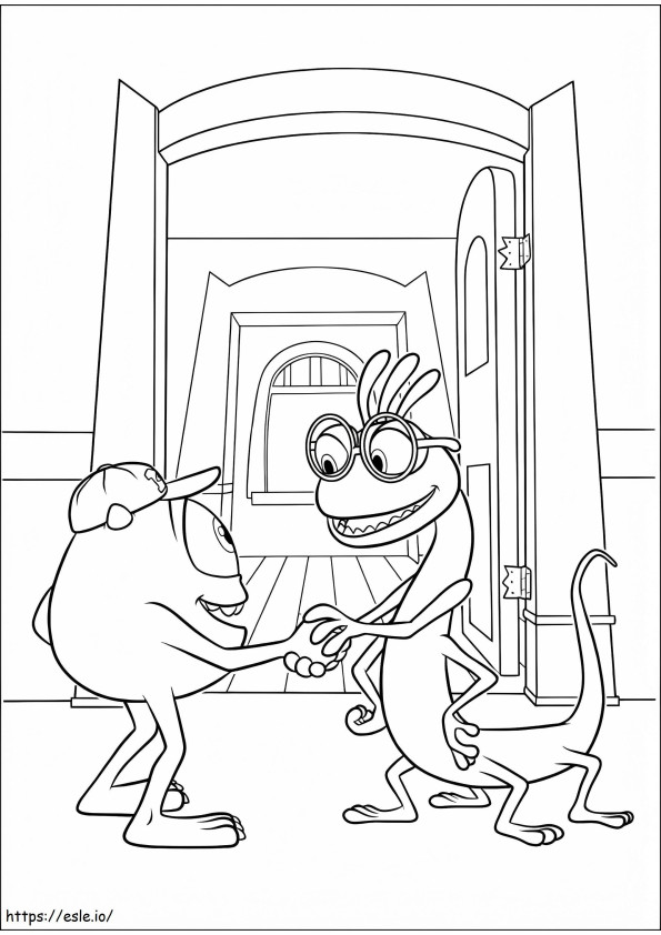 Mike And Randall Boggs coloring page