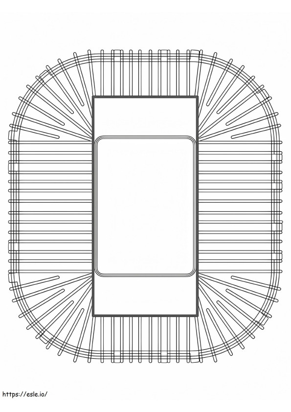 World Cup Stadium coloring page