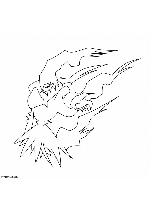 Coloriage Pokémon Darkrai 2 à imprimer dessin