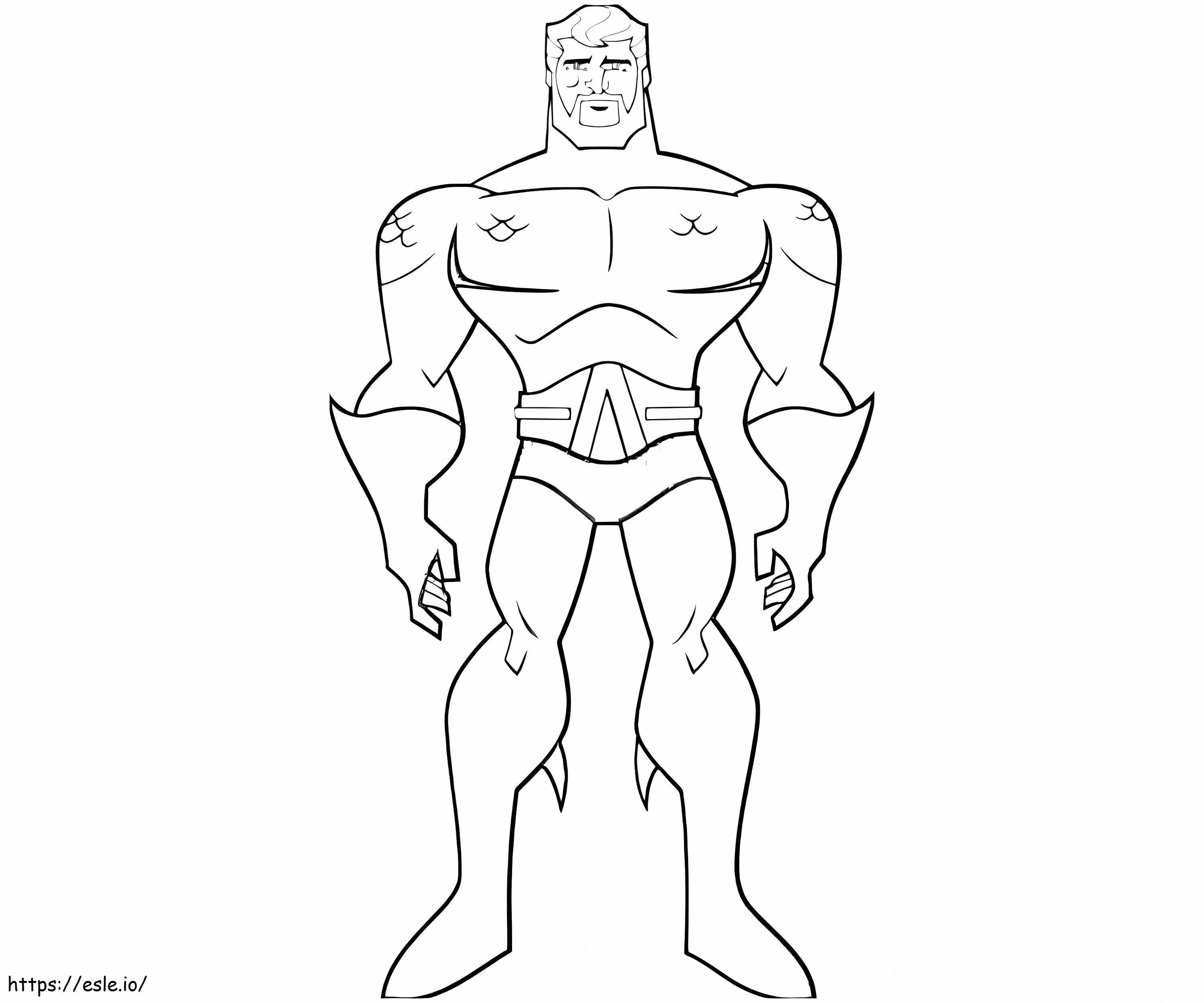 Coloriage Aquaman 9 à imprimer dessin
