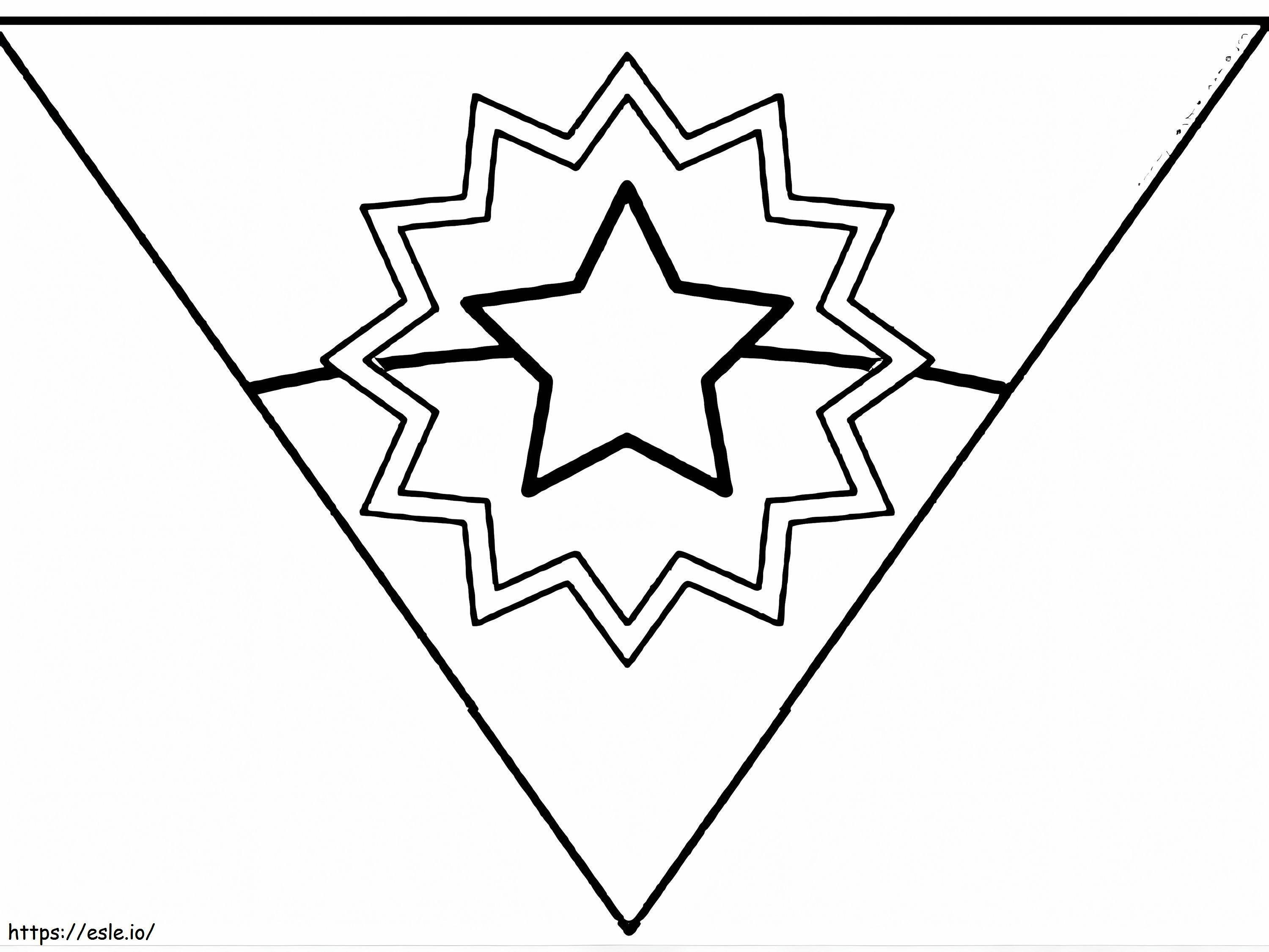 Juneteenth Flag coloring page