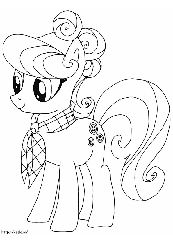 My Little Pony Suri Polomare coloring page