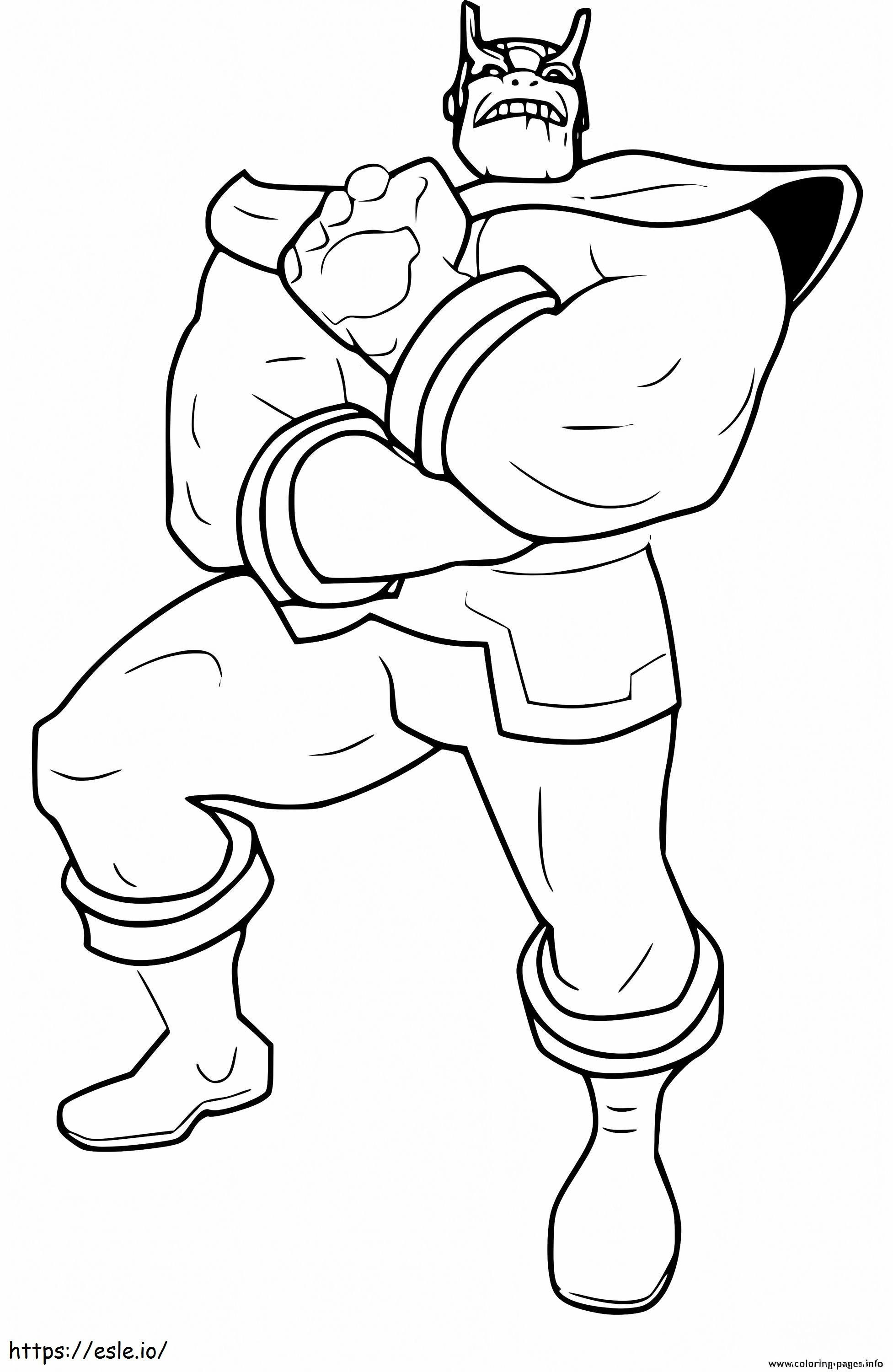 Thanos 2 coloring page