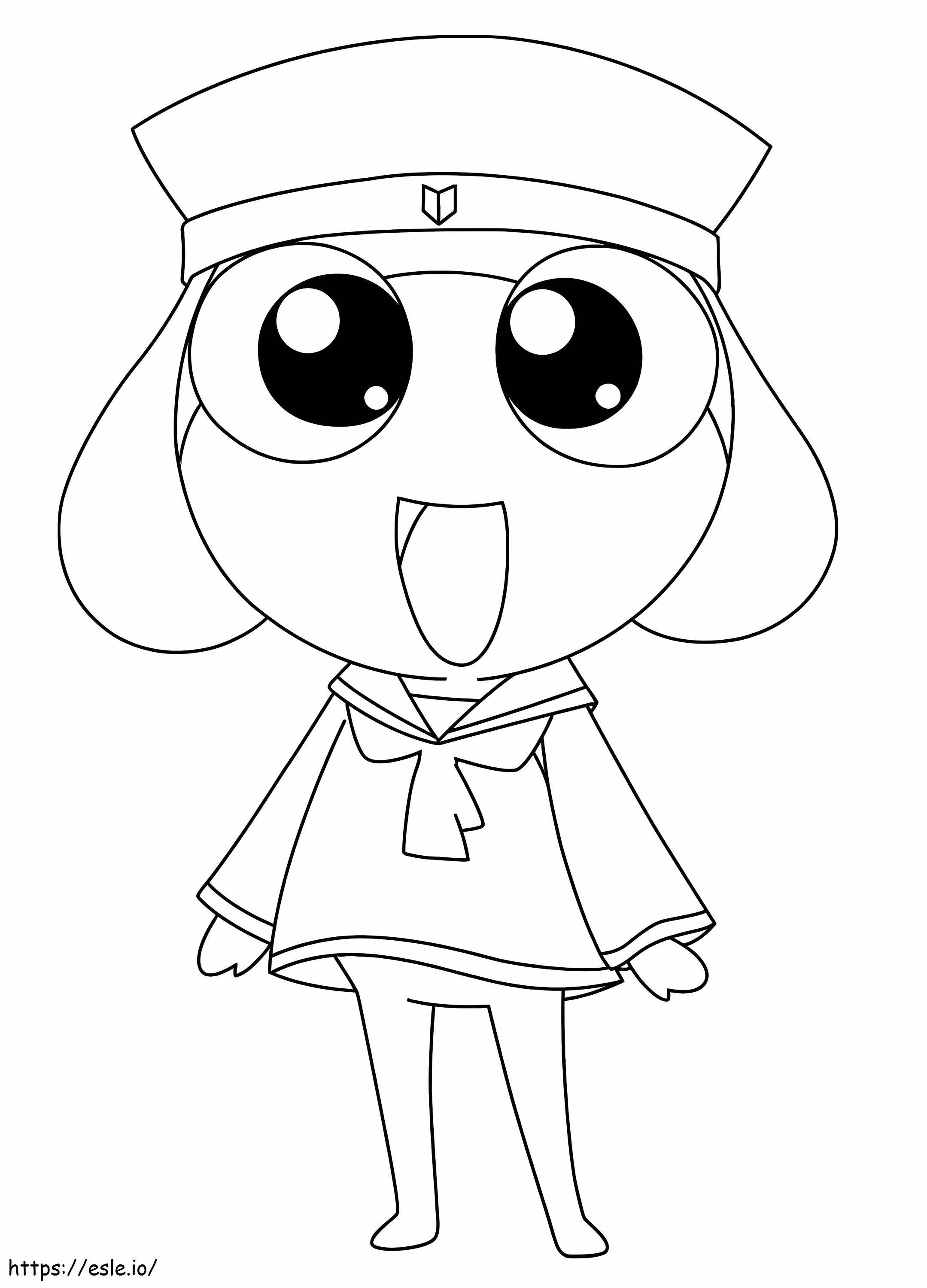 Tamama From Keroro Gunso Coloring Page ESLE