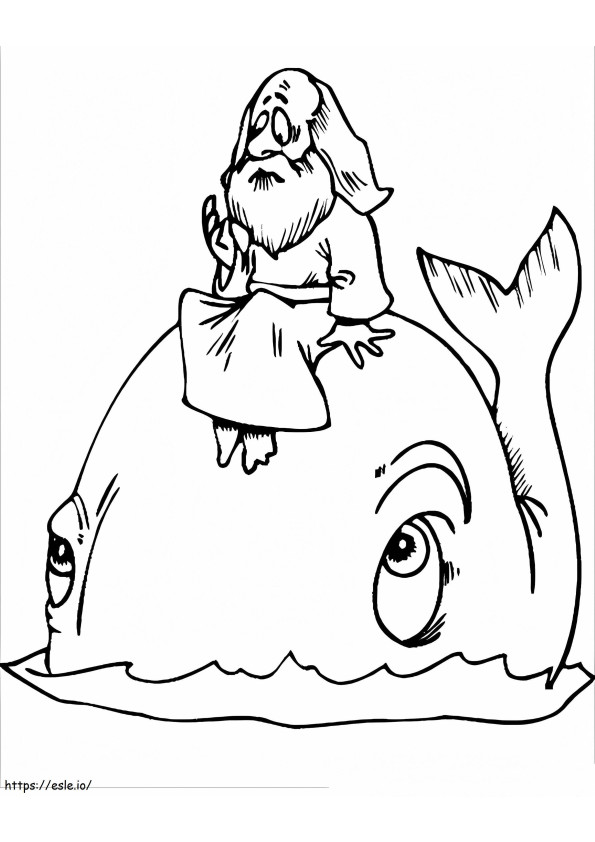 Jonah And The Whale 14 coloring page