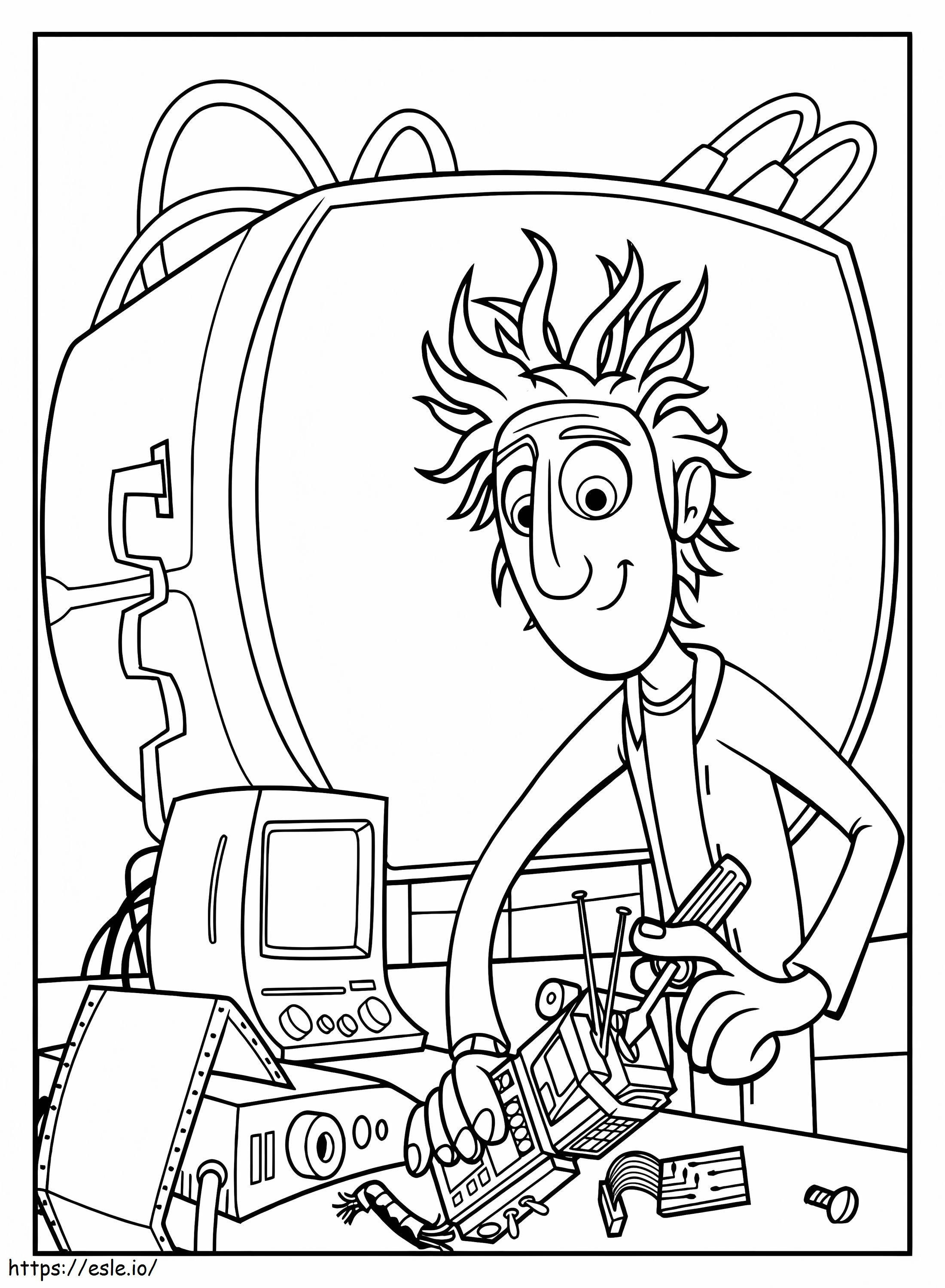 Cloudy With A Chance Of Meatballs 7 coloring page