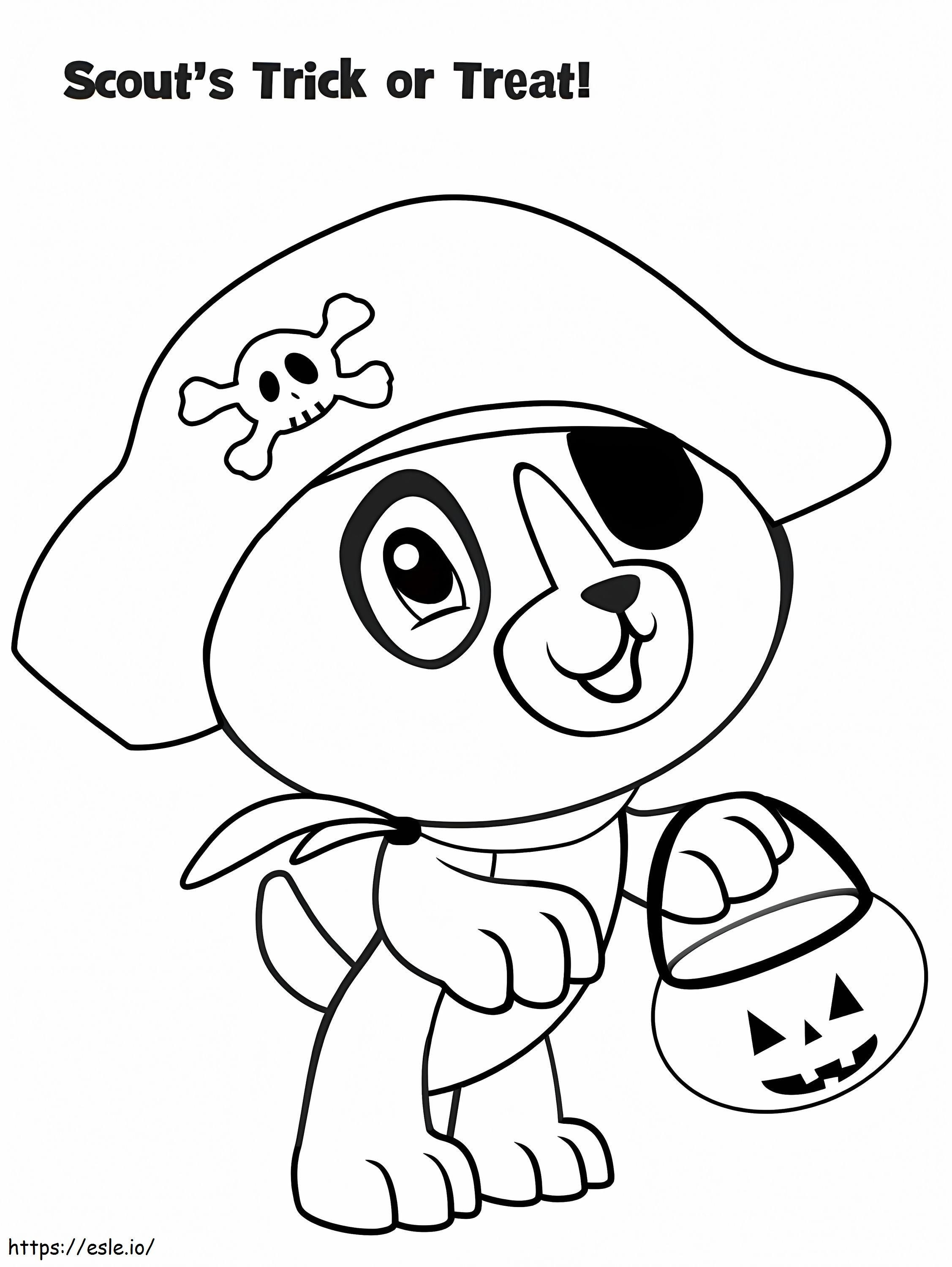 Halloween Scout From Leapfrog coloring page