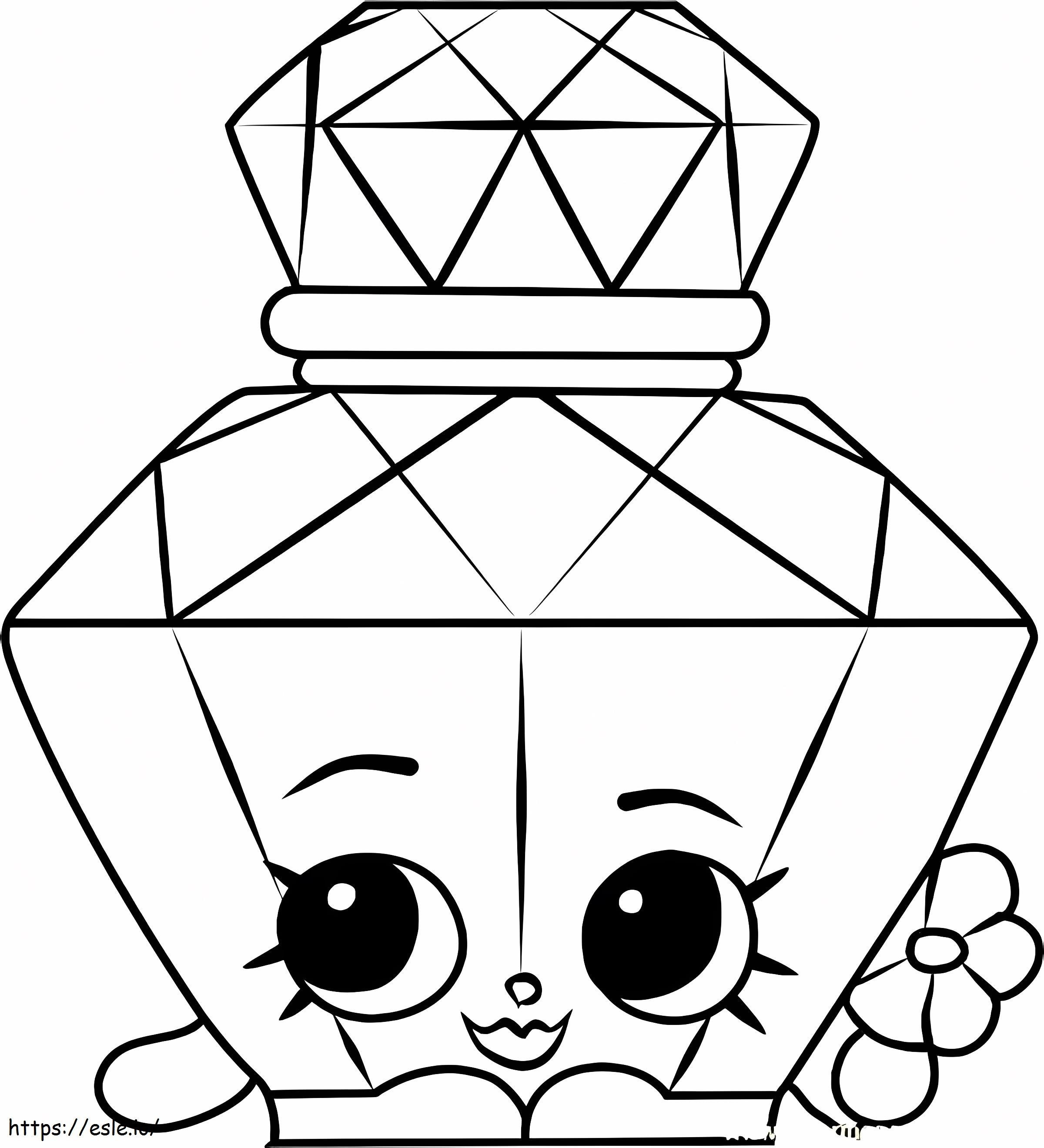 POLLY PERFUME Shopkin coloring page