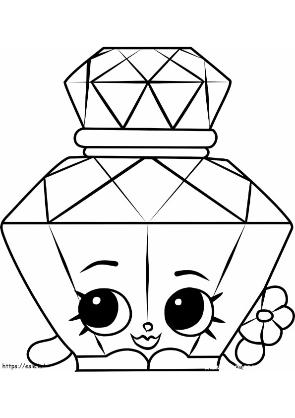 POLLY PERFUME Shopkin coloring page