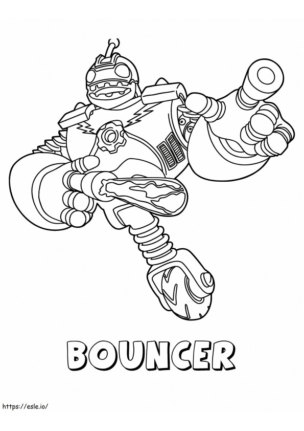 Bouncer In Skylander Giants coloring page