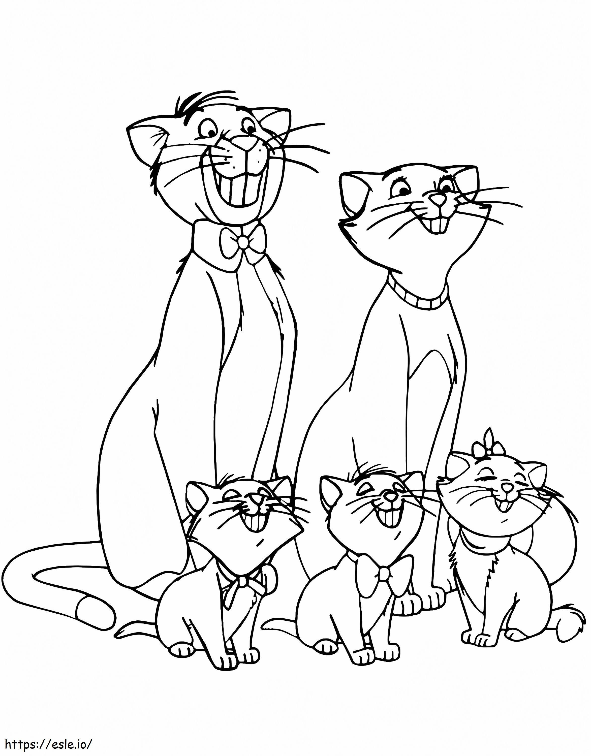 1599178084 Aristocats Coloring coloring page
