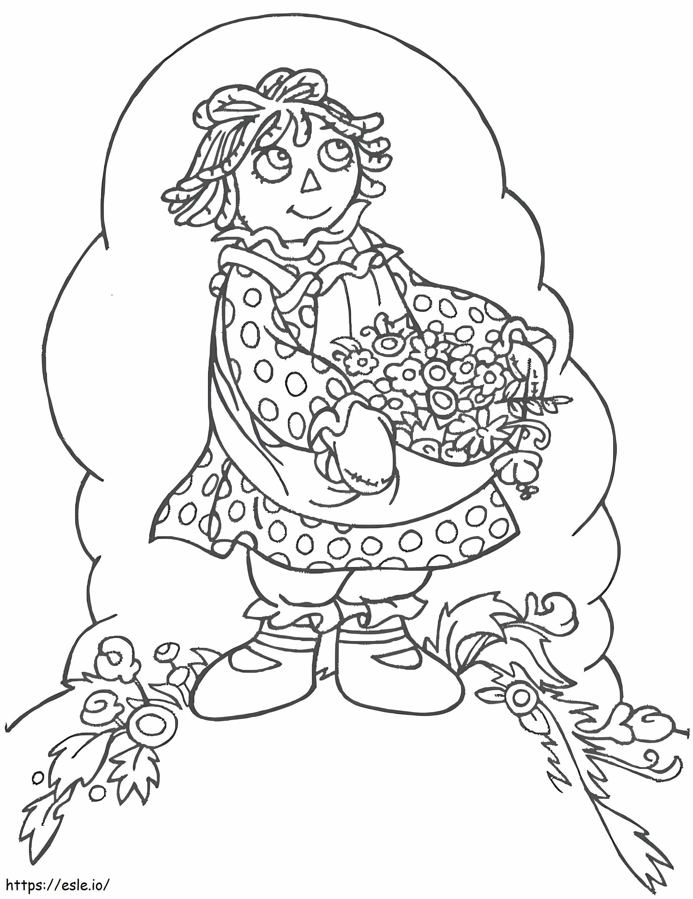 Raggedy Ann And Andy 10 coloring page