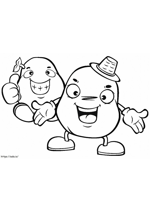 1530588267 Happy Potatoes A4 E1599906508163 coloring page