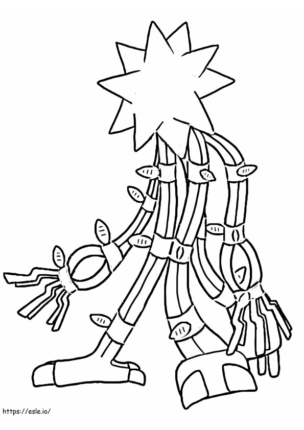Printable Xurkitree coloring page