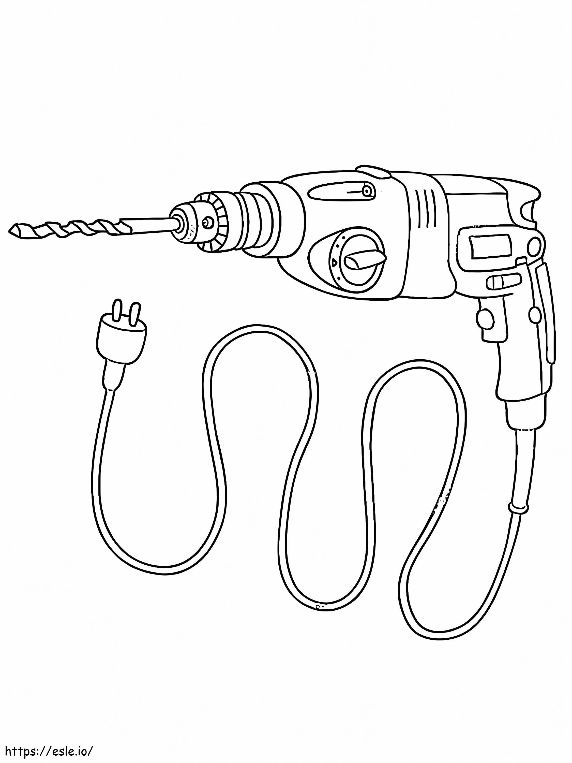 Printable Drill coloring page