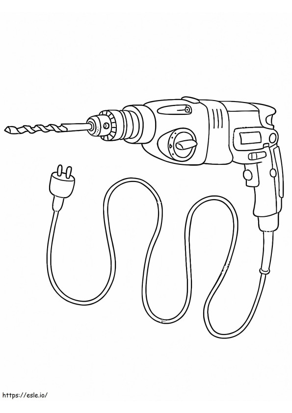 Printable Drill coloring page