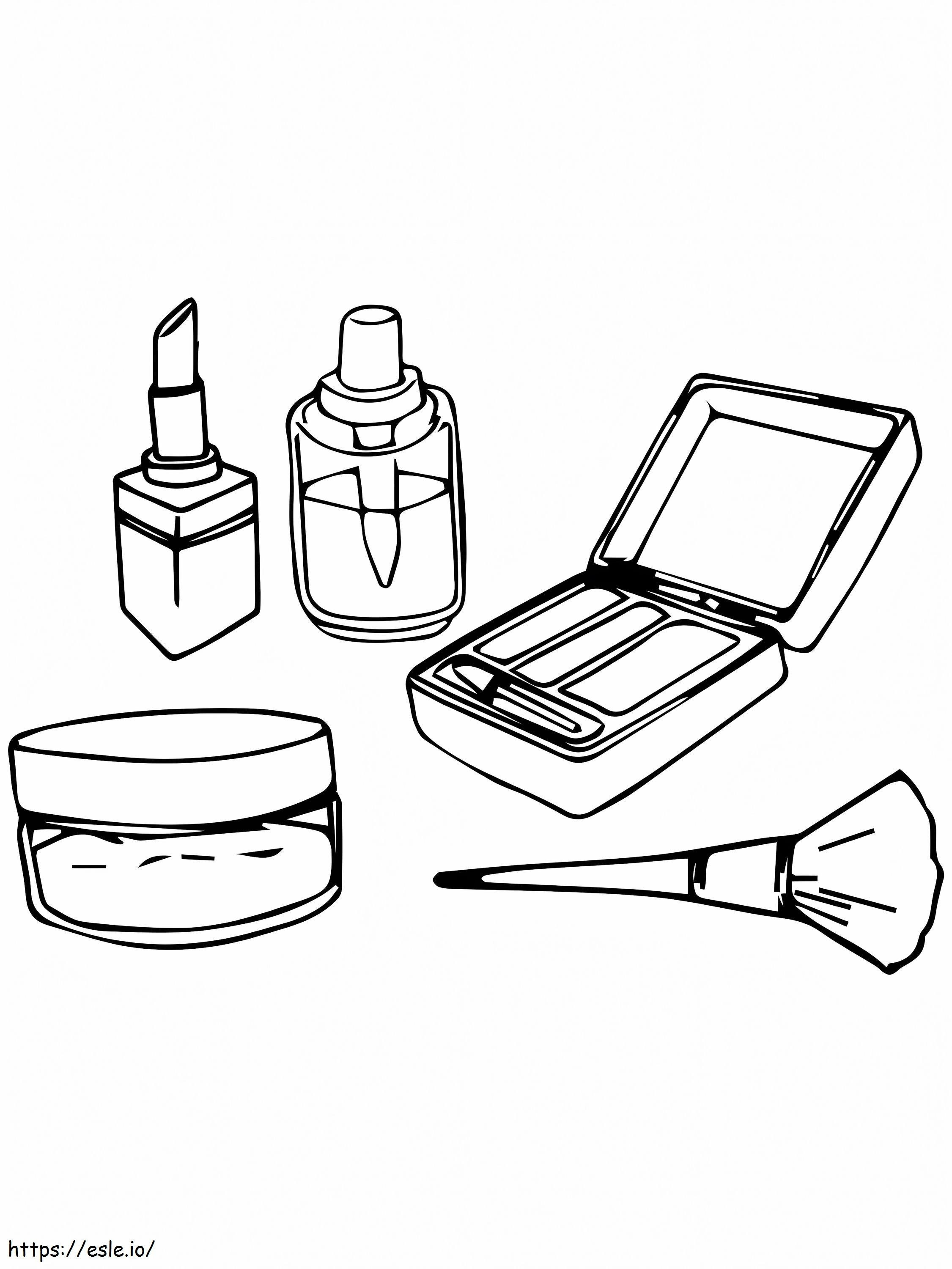 Makeup 4 coloring page
