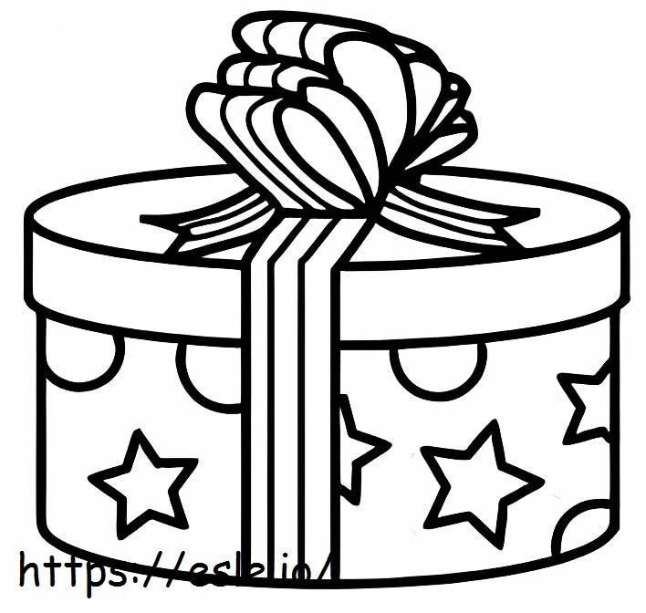 Birthday Gift coloring page