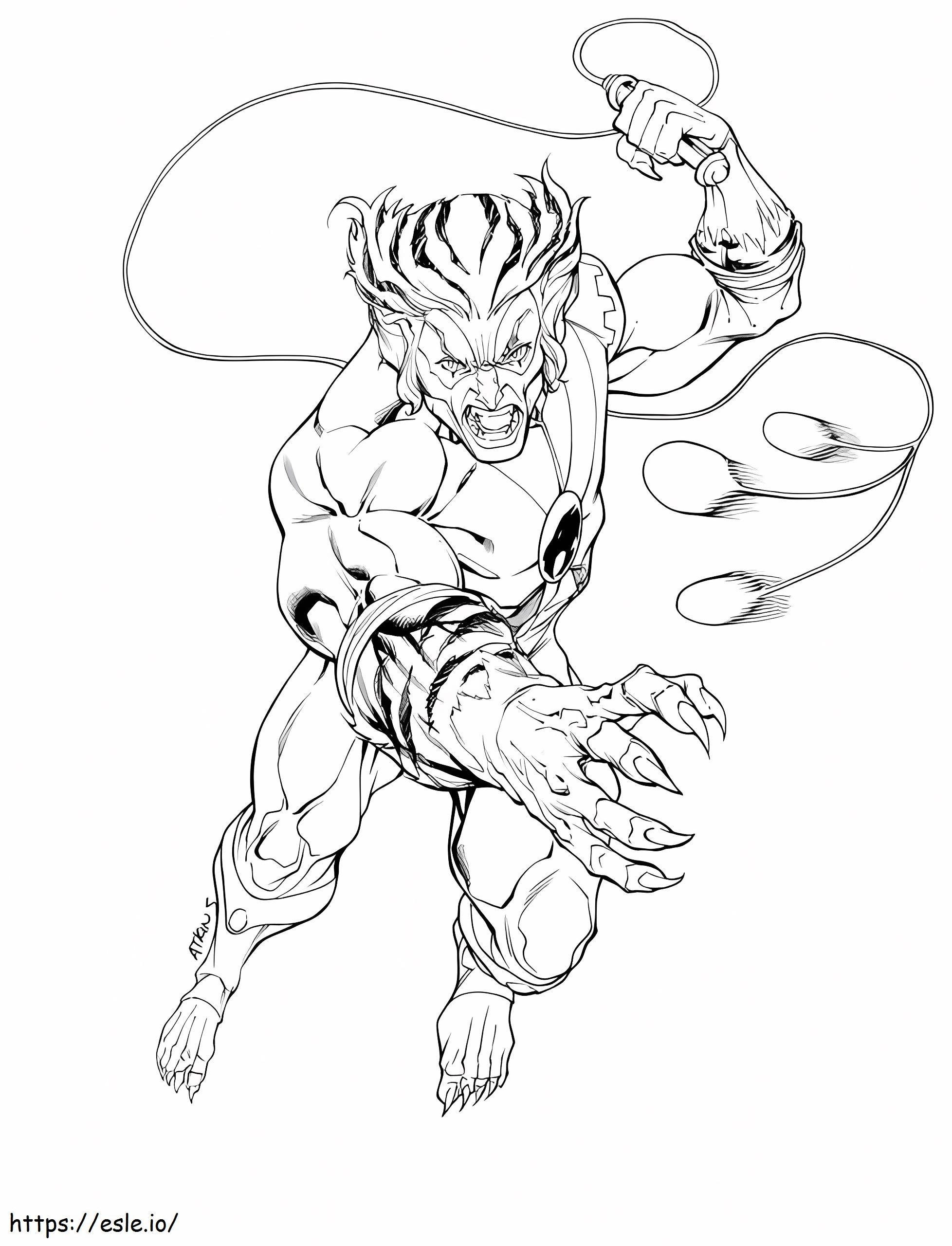 ThunderCats Tiger coloring page