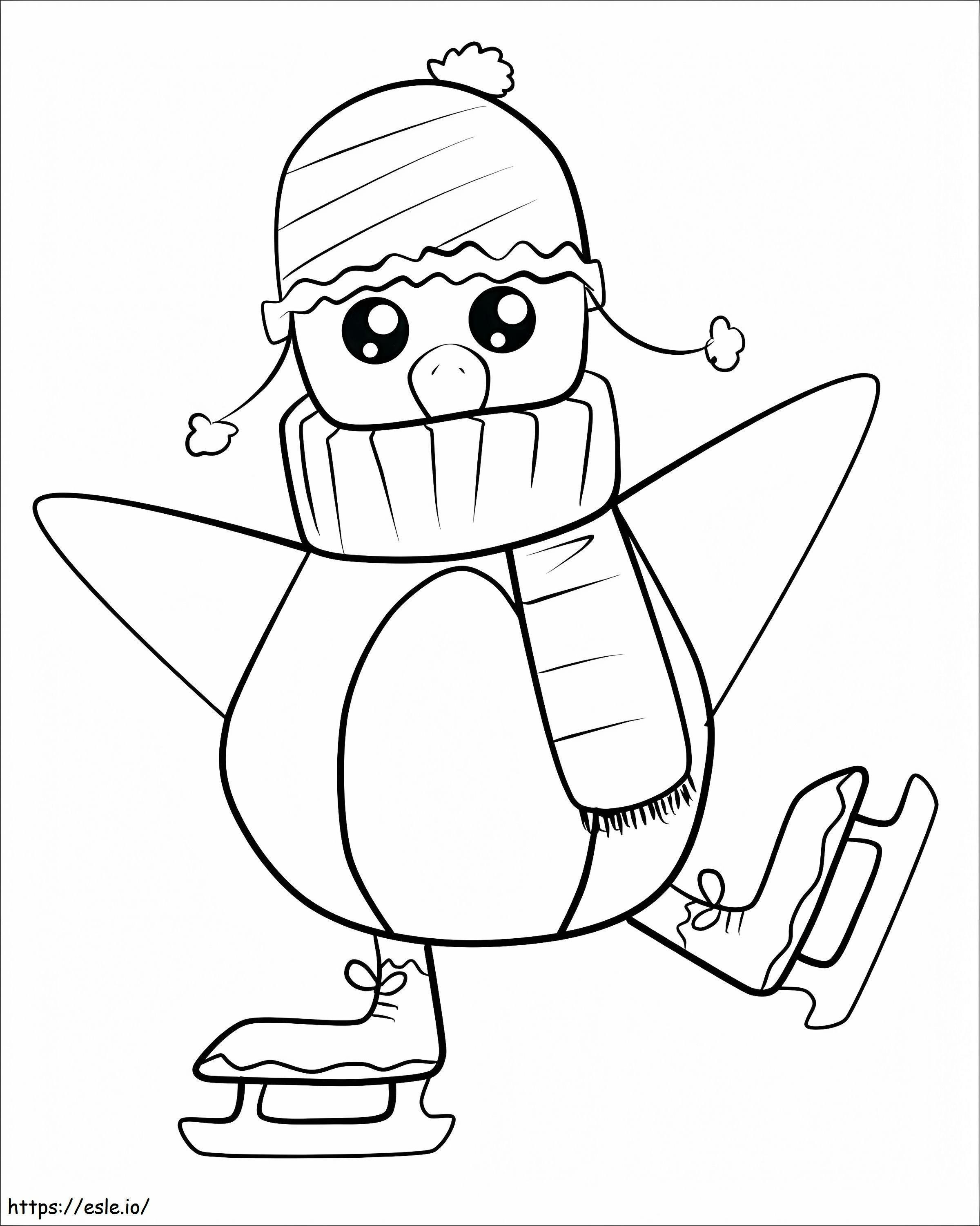 1556866148 Ice Skating Printable Page Free Winter Themed coloring page