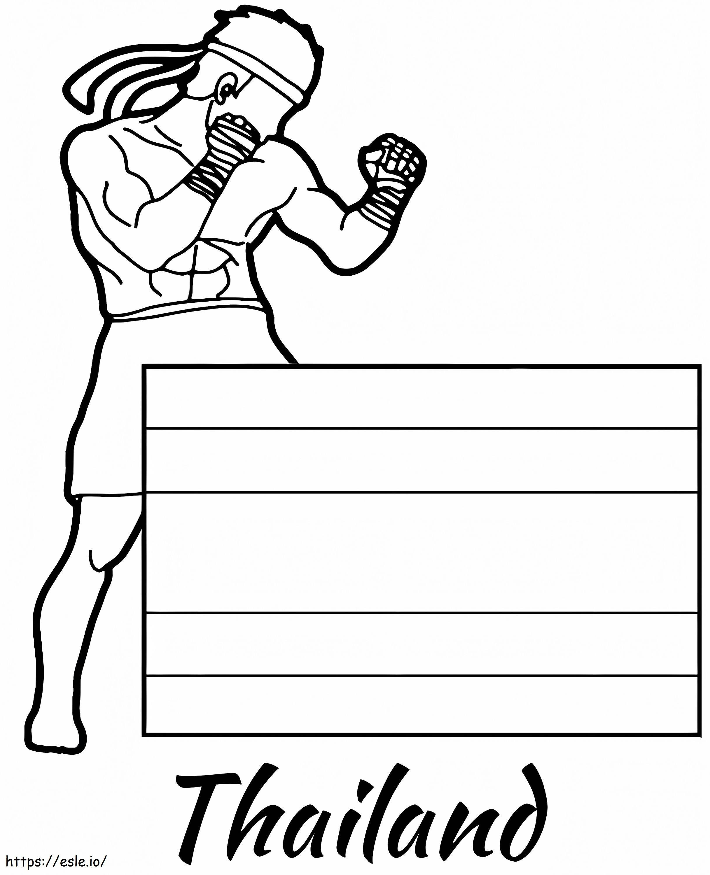 Thailand 1 coloring page