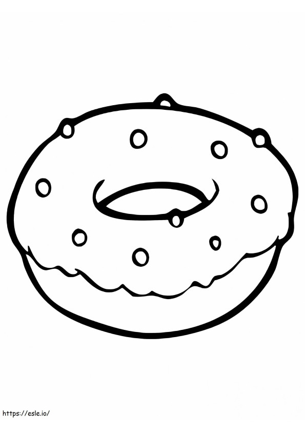 Donut Impressive coloring page