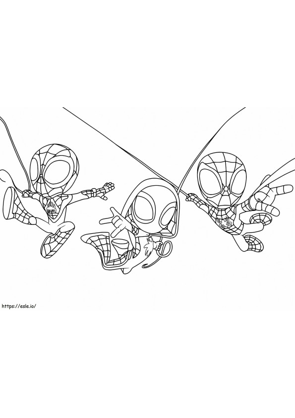 Spidey And His Amazing Friends 1 coloring page