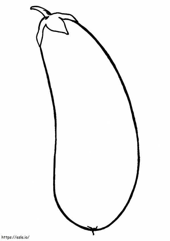 1528362516 Friendly Eggplant A4 coloring page