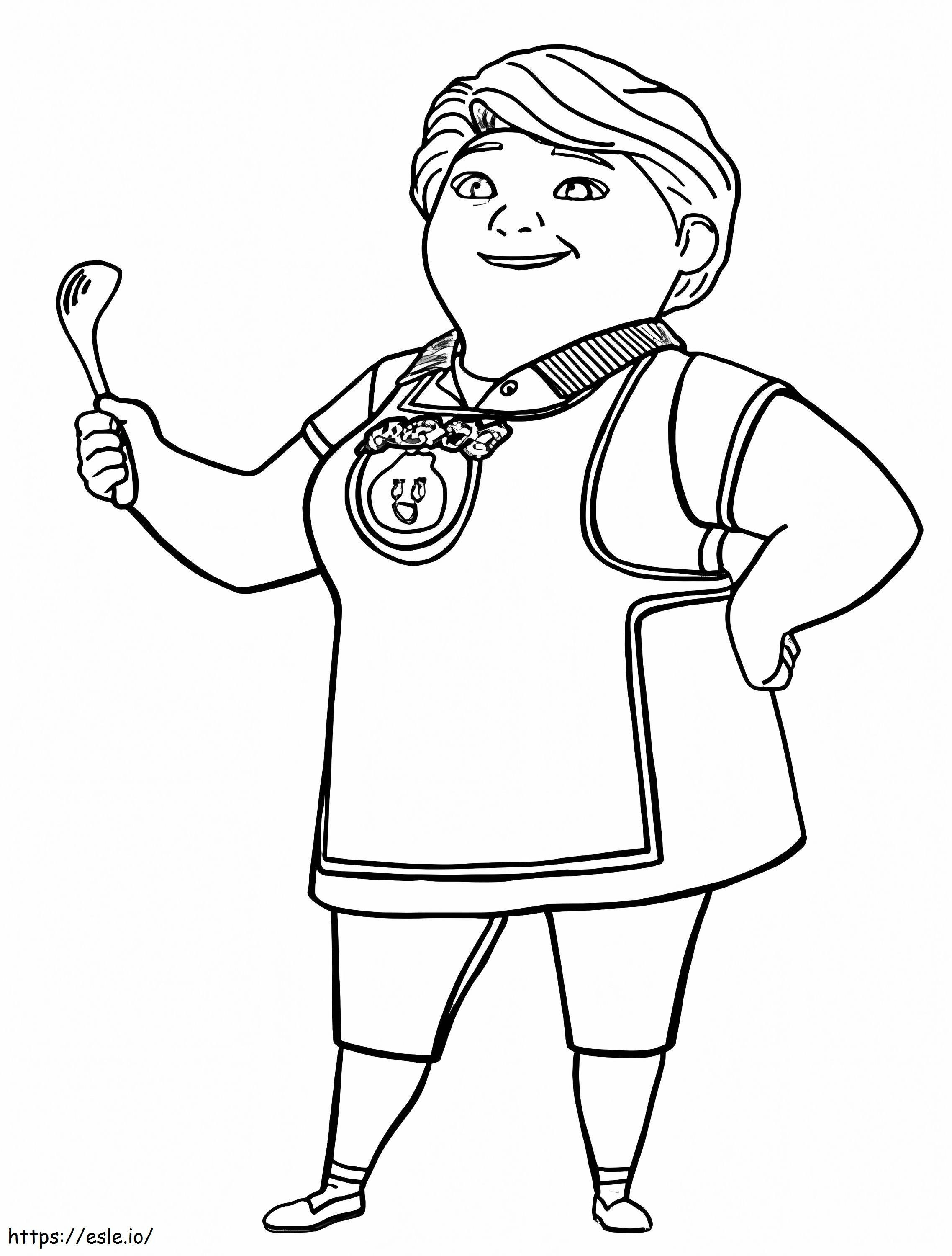 Character From Wish Dragon coloring page