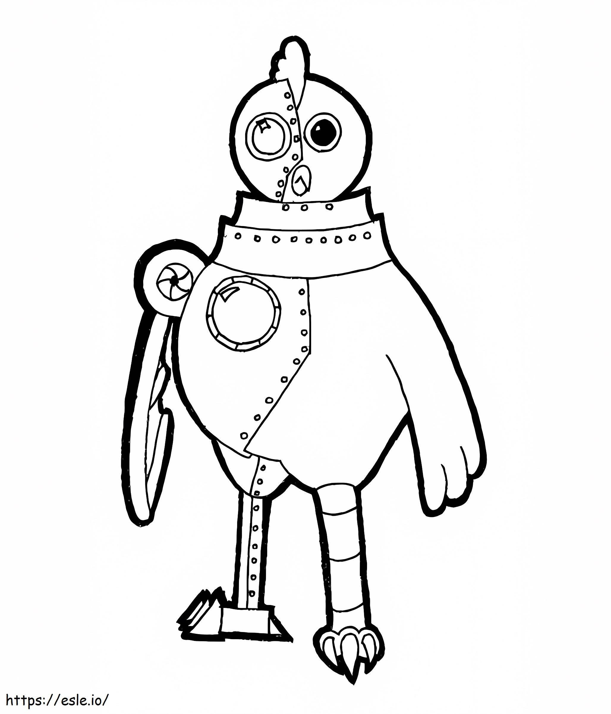 Robot Chicken 2 coloring page