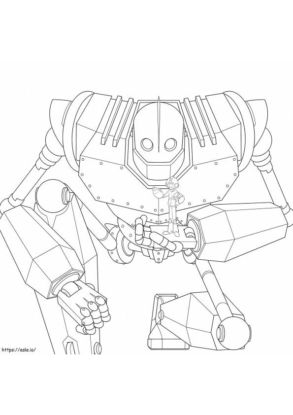 Iron Giant 3 coloring page