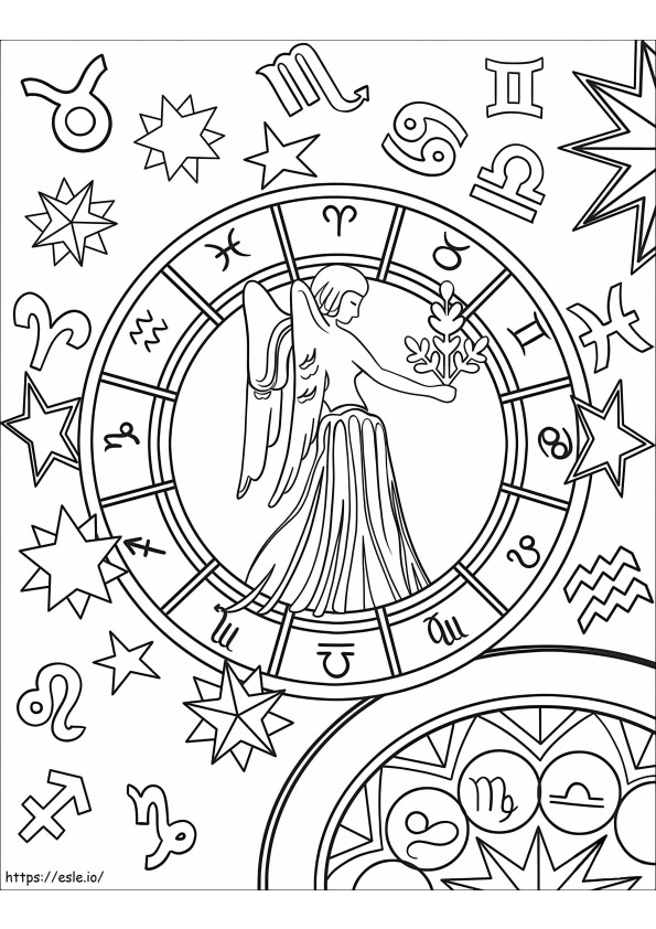 1597796322 Sternzeichen Jungfrau ausmalbilder