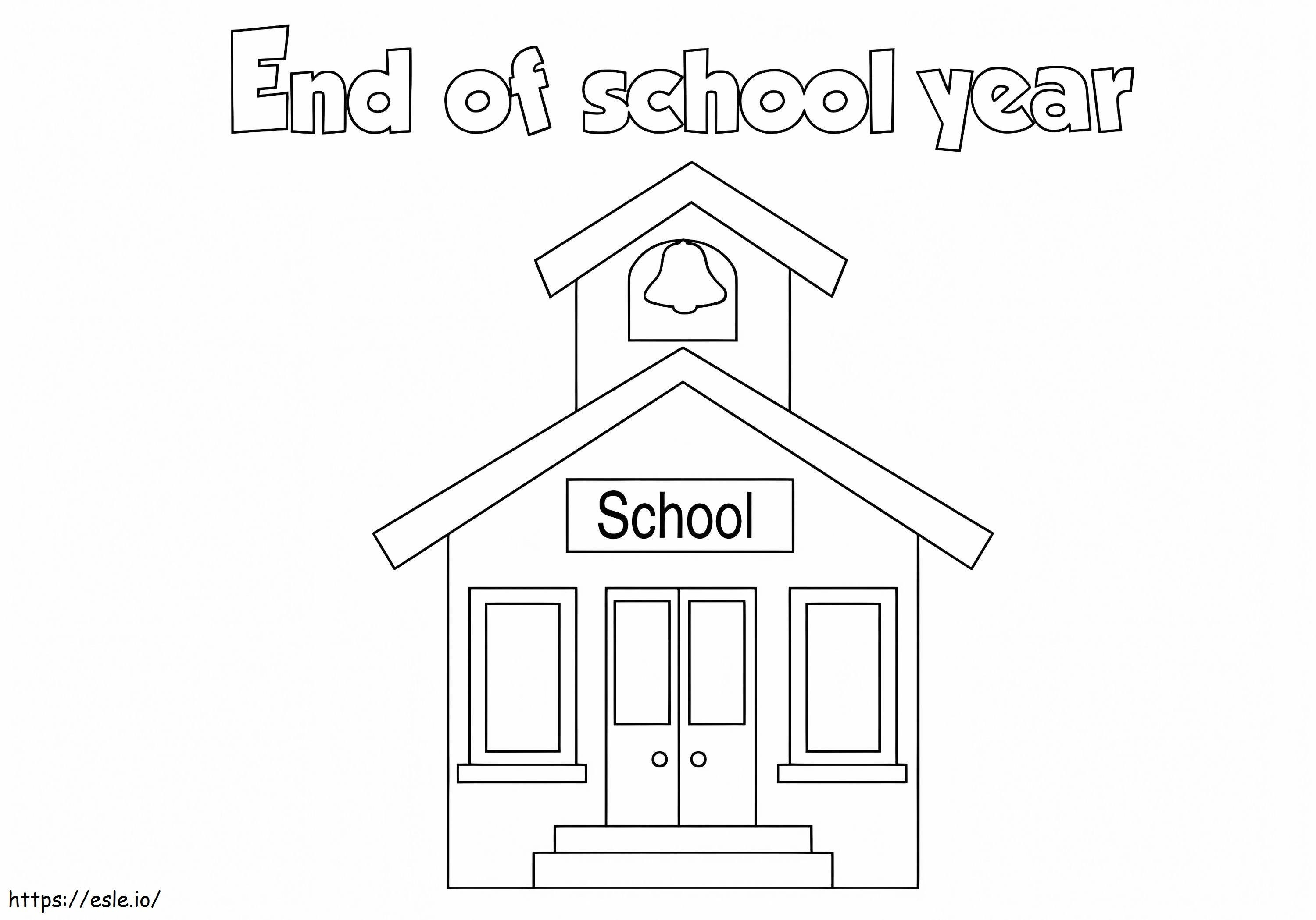 End Of School Year coloring page