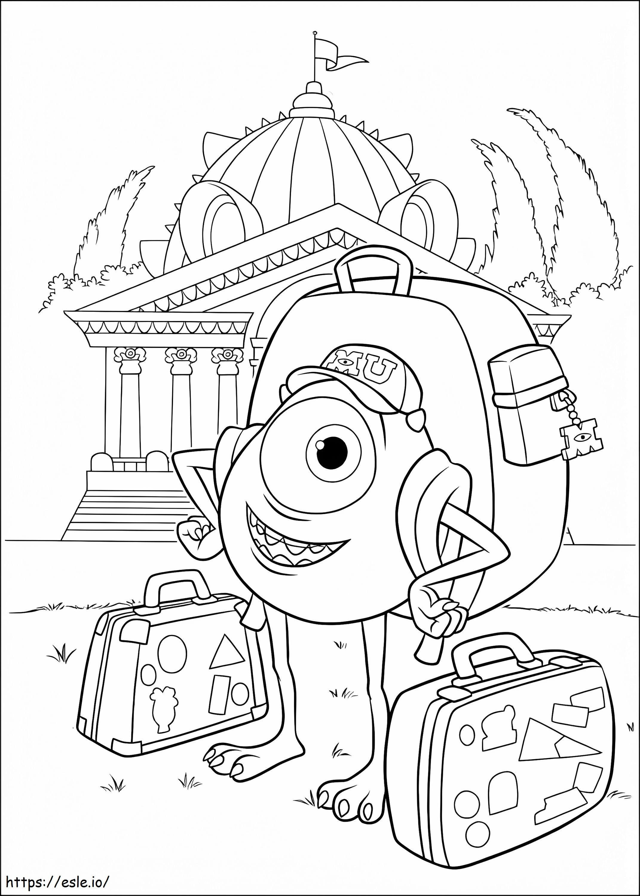 Disney Monsters University coloring page