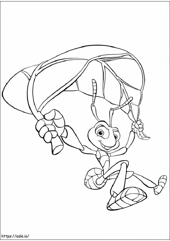 Flik Is Flying coloring page