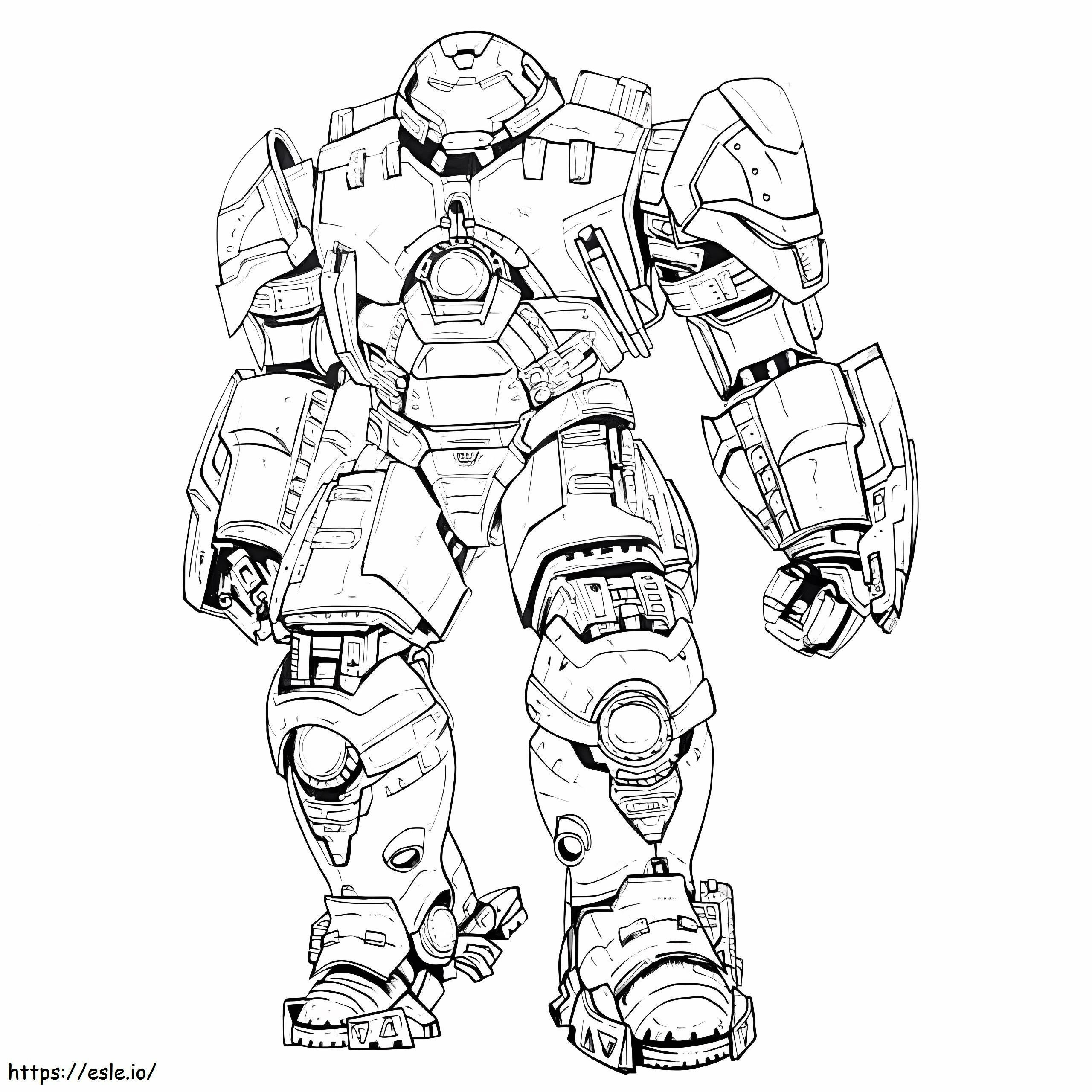 Incredible Hulkbuster coloring page