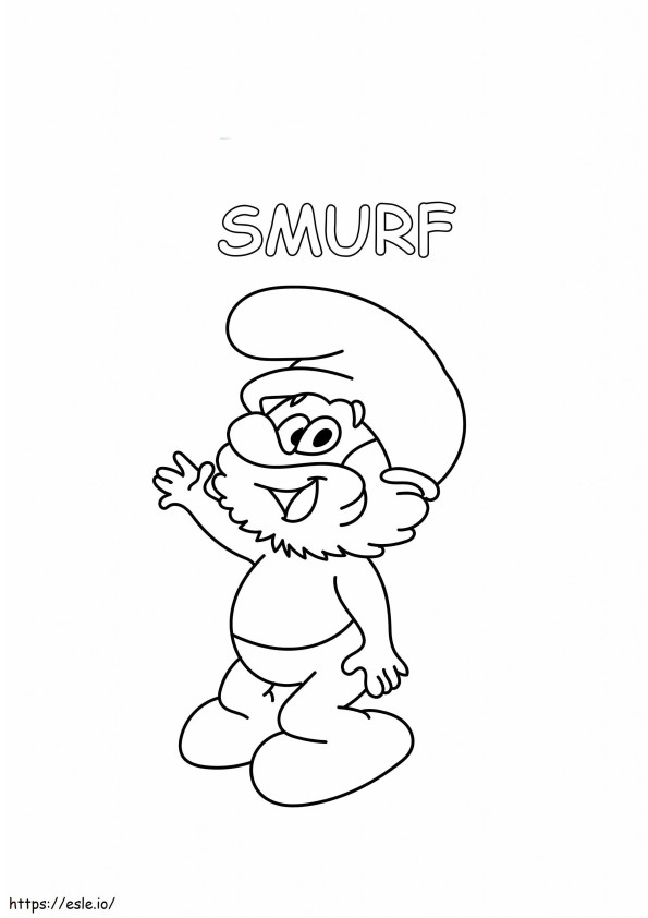 1528170841 A Papa Smurf 17 9 A4 coloring page