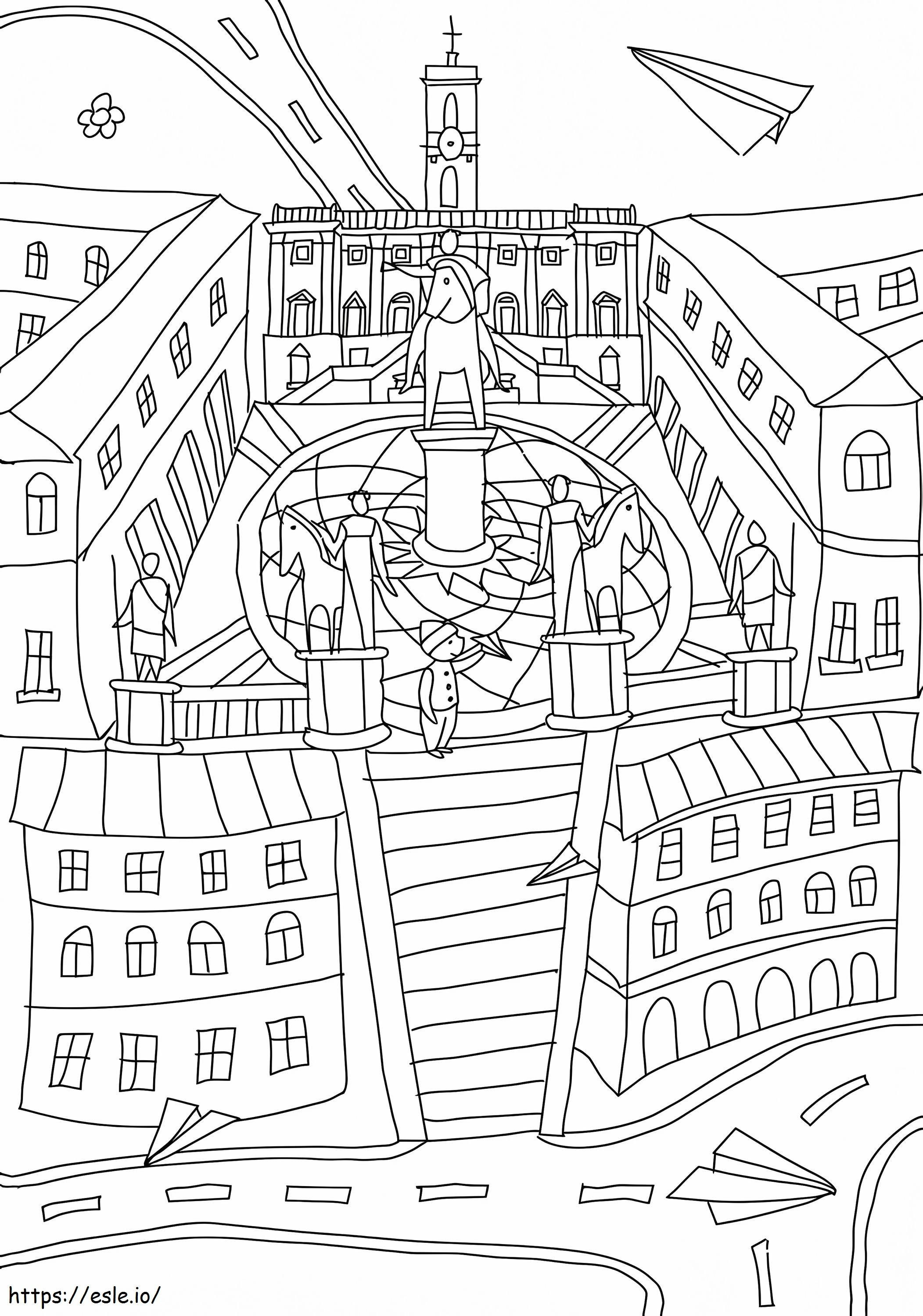 Capitoline Museums coloring page