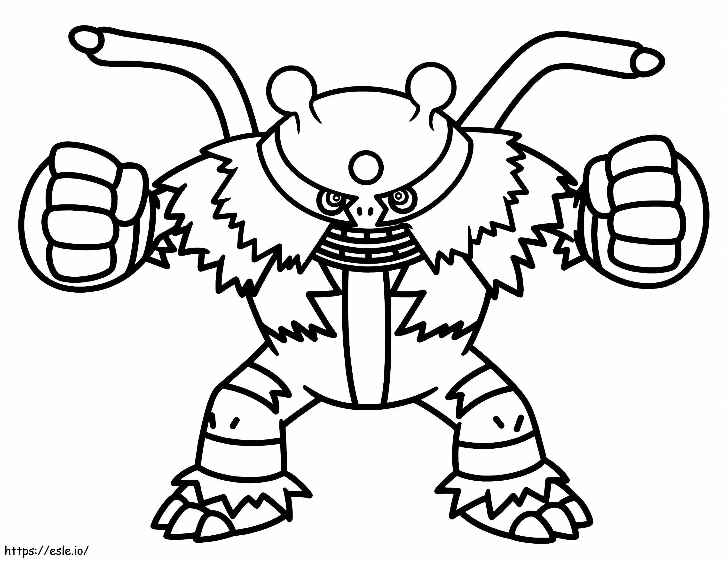 Electivire 2 coloring page